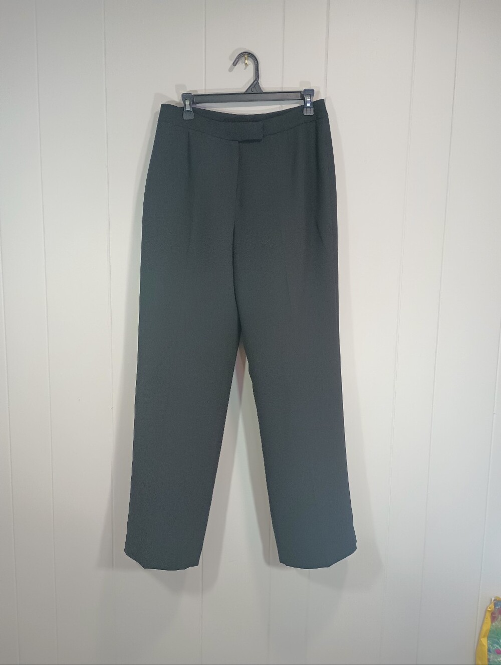 Evan Picone Women's Straight-Leg Dress Pants in Charcoal